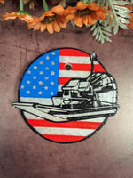 American Flag Airboat Silicone Mold