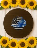 American Flag Airboat Freshie
