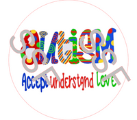 Autism Digital Cardstock Cutouts