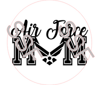 Air Force Digital Cardstock Cutouts