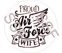 Air Force Digital Cardstock Cutouts