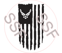 Air Force Digital Cardstock Cutouts