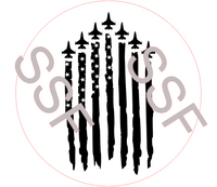 Air Force Digital Cardstock Cutouts