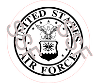 Air Force Digital Cardstock Cutouts