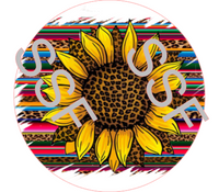 Cheetah Leopard Sunflower Digital Cardstock Cutouts