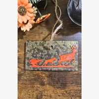 Dogs Chasing Deer Silicone Mold