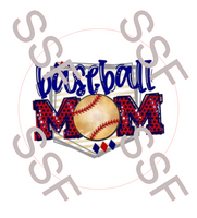 Baseball Digital Cardstock Cutouts