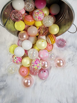 Summer Splash 20mm Bubblegum Bead Mix