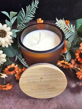 Ugly Sweater Vibes - Soy Wax Candle - Hand Poured - 10oz