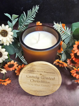 Candy Coated Christmas - Soy Wax Candle - Hand Poured - 10oz