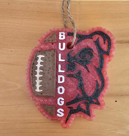 Bulldogs w/Football Freshie