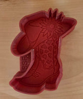 Cowgirl Boots w/Hat Silicone Mold