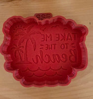 Take Me to the Beach Silicone Mold