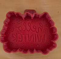 Hello Winter Silicone Mold
