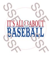 Baseball Digital Cardstock Cutouts