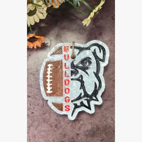 Bulldogs w/Football Silicone Mold