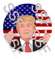 Trump Digital Cardstock Cutouts