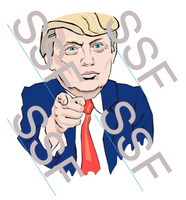 Trump Digital Cardstock Cutouts