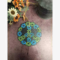 Peace w/Flowers Silicone Mold