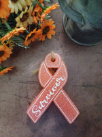 Breast Cancer Survivor Ribbon Silicone Mold