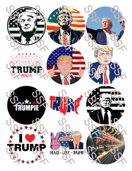 Trump Digital Cardstock Cutouts