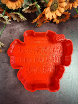 Don't Look Back Silicone Mold