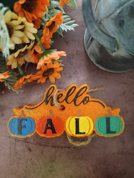 Hello Fall Pumpkins Freshie