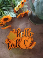 Hello Fall Silicone Mold