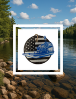 American Flag Airboat Freshie