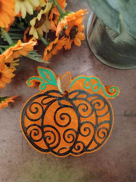 Pumpkin Swirls Silicone Mold