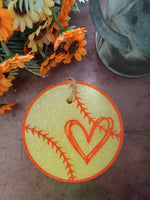 Baseball Heart Silicone Mold