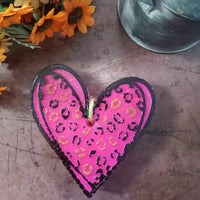 Heart Leopard Print Silicone Mold