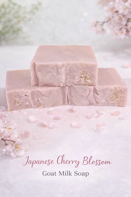Japanese Cherry Blossom Goat Milk Soap