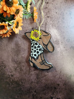 Cowgirl Boots w/Hat Silicone Mold