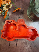 Truck with Pumpkin Silicone Mold