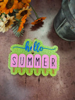 Hello Summer Silicone Mold