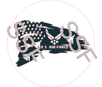 Air Force Digital Cardstock Cutouts