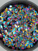 Mardi Gras Chunky Glitter