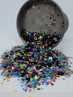 Mardi Gras Chunky Glitter