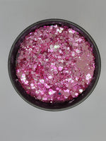 Dazzling Pink Chunky Glitter