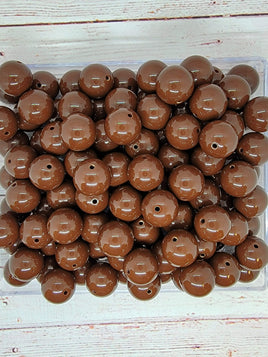 Brown 20mm Bubblegum Beads