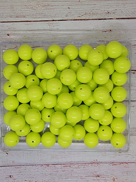 Light Green 20mm Bubblegum Beads