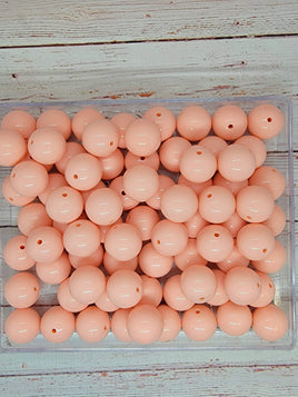 Baby Pink 20mm Bubblegum Beads