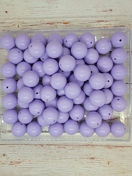 Light Purple 20mm Bubblegum Beads