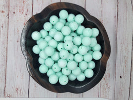 Solid Color #60 - 15mm Silicone Beads - 10 Pack