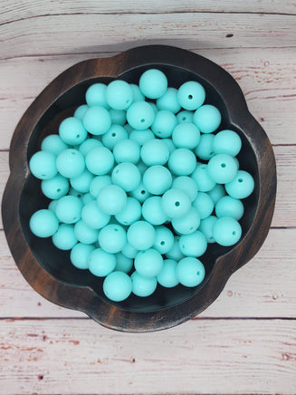 Solid Color #82 - 15mm Silicone Beads - 10 Pack