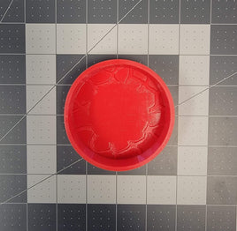 2.5" Decorative Circle with 2" Cutout Silicone Mold