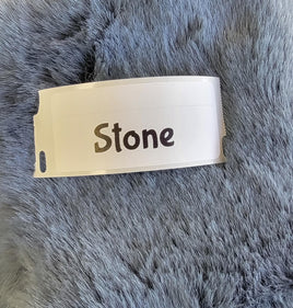 Faux Fake Fur - Stone - 10"×10"