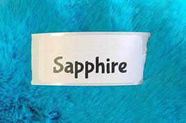 Faux Fake Fur - Sapphire - 10"×10"