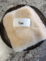 Faux Fake Fur - Tan - 10"×10"